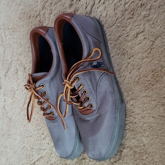 Polo Ralph Lauren Vaughn shoes, sneakers, leather laces, men's size 10. - Picture 3 of 10